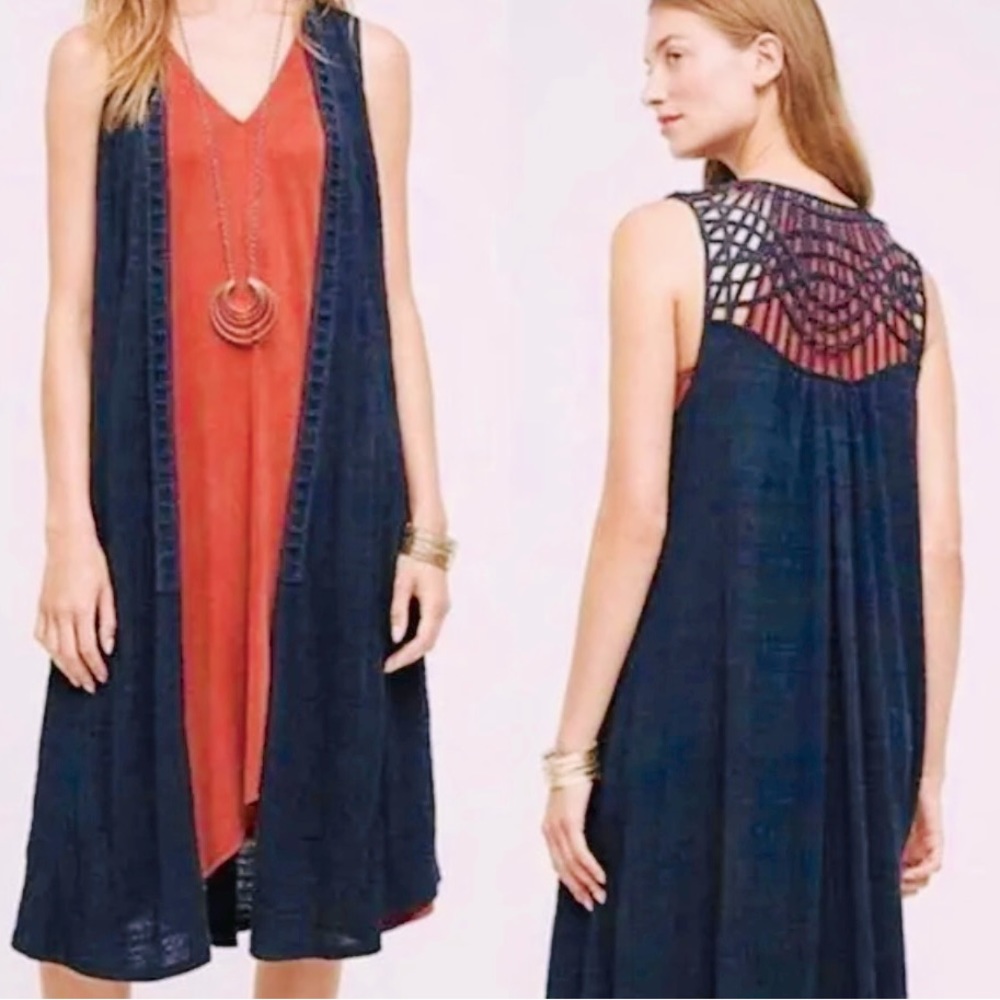Anthro Sat/Sun sweater vest